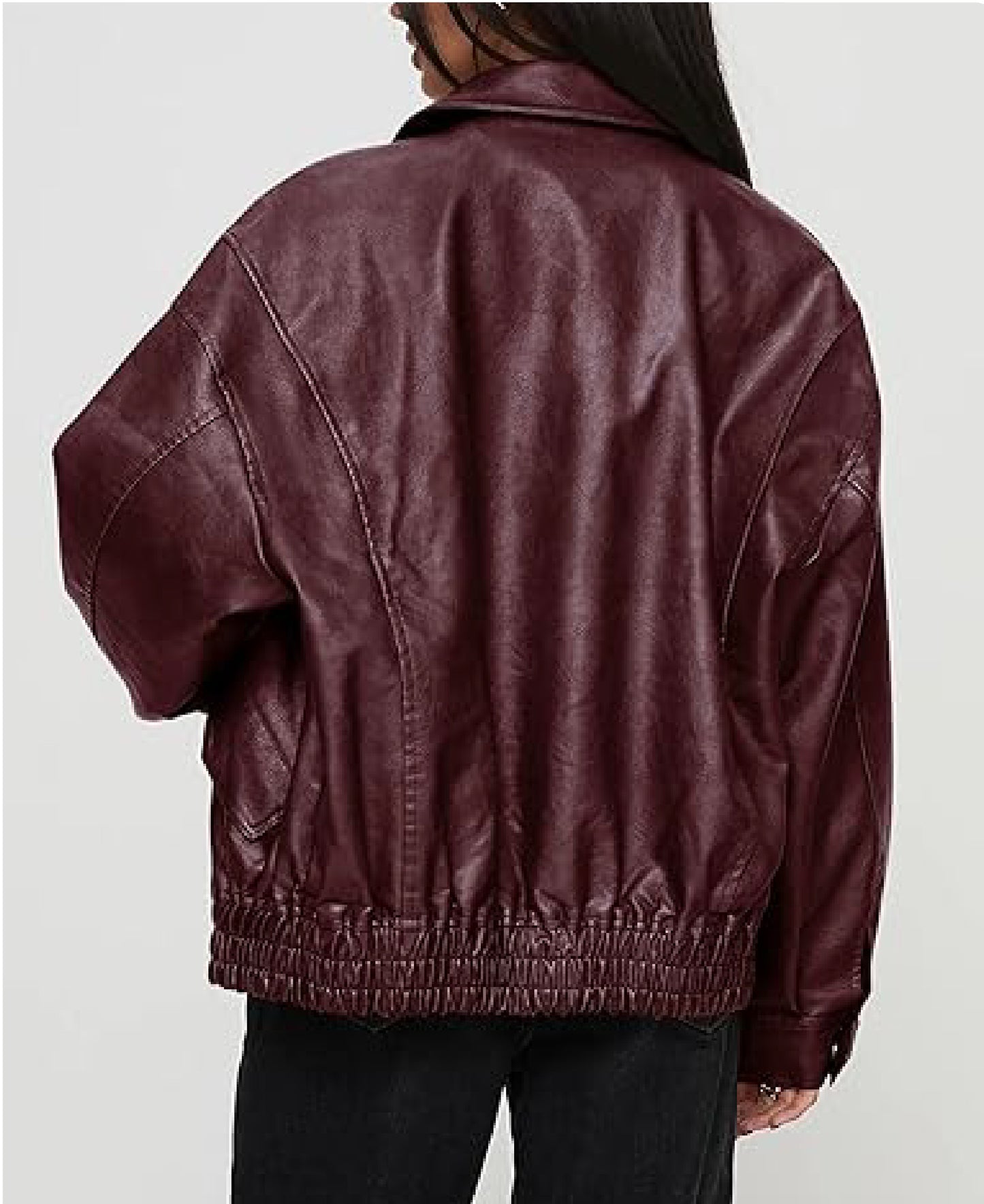 Women’s Faux Leather Motorcycle Jacket | Classic Moto Style